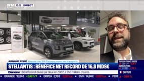 Arnaud Aymé (SIA Partners) : Stellantis, bénéfice net record de 16,8 milliards d'euros - 22/02