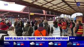 Mobilisation contre la réforme des retraites: le trafic SNCF toujours perturbé en Alsace