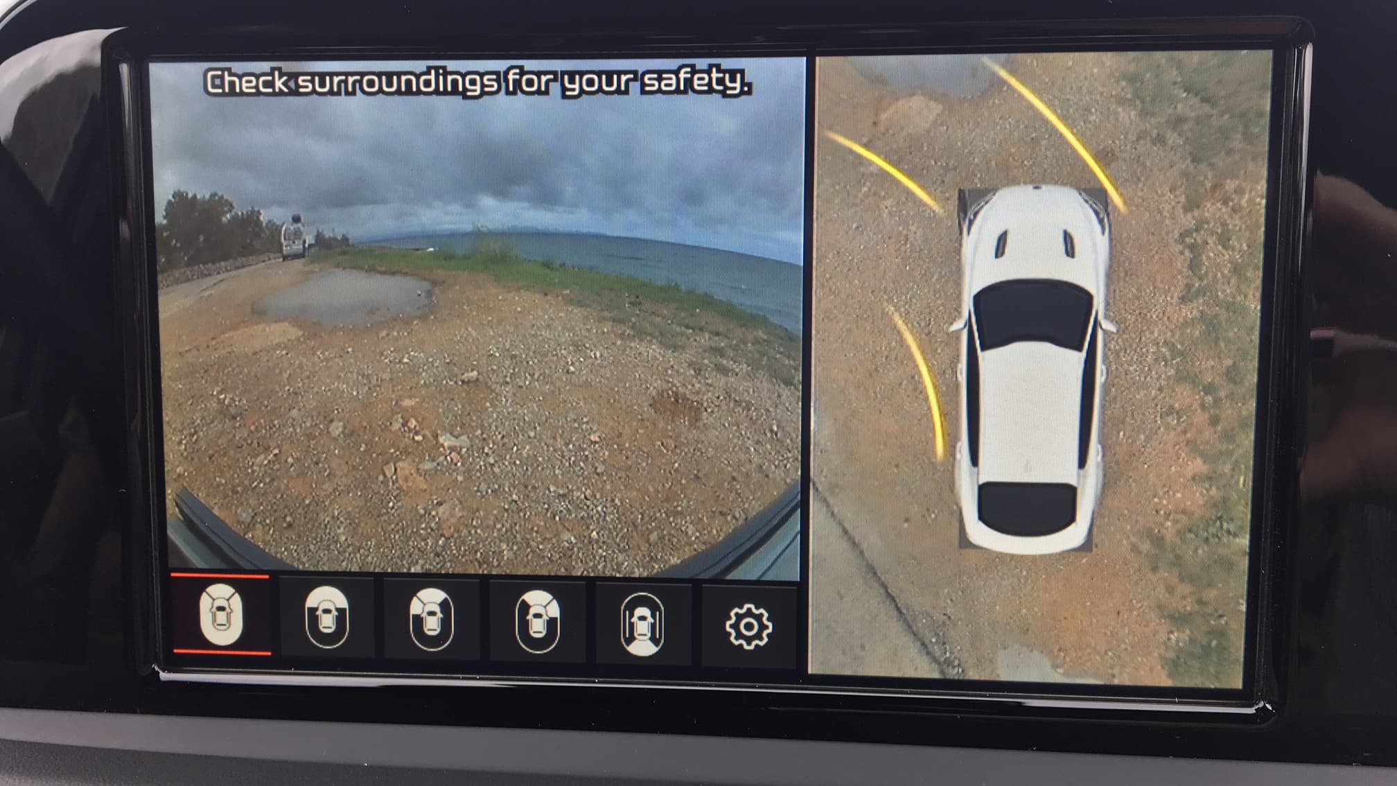 La dotation d'équipement de la Kia Stinger est plutôt généreuse. 