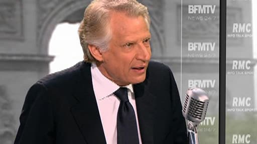 Dominique de Villepin, ce mercredi sur RMC/BFMTV