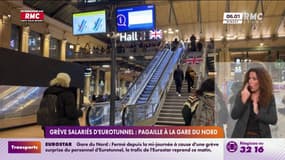 Grève salariés d'Eurotunnel : pagaille à la gare du Nord