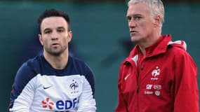 Didier Deschamps et Mathieu Valbuena