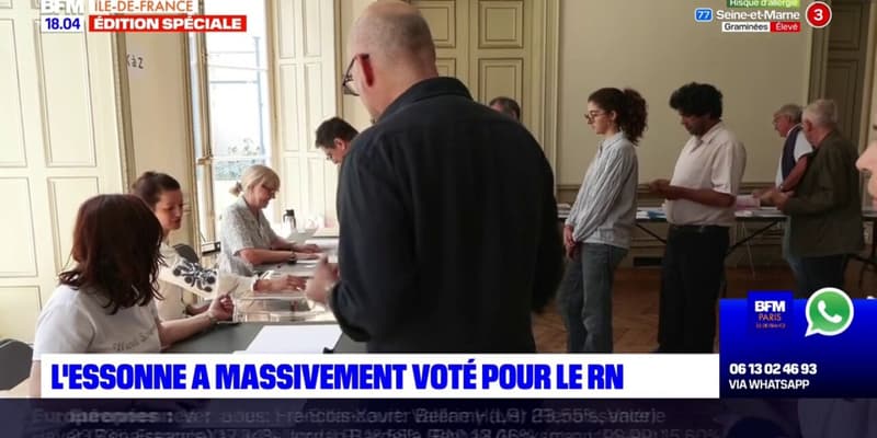 Essonne: vote massif pour le Rassemblement national aux européennes dans le département