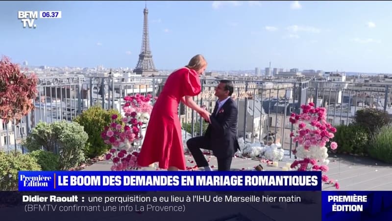 À Paris, l'essor du business pour les demandes en mariage scénarisées