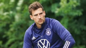 Leon Goretzka avec l'équipe nationale d'Allemagne, à Hambourg le 5 octobre 2021
