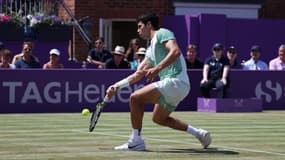 Carlos Alcaraz, ce dimanche 25 juin, en finale du tournoi du Queen's