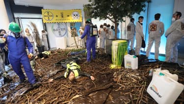 Une manifestation anti-pesticides en région parisienne.