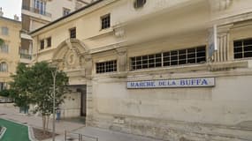 Le marché de la Buffa, rue Maréchal-Joffre à Nice (Alpes-Maritimes) en août 2020.