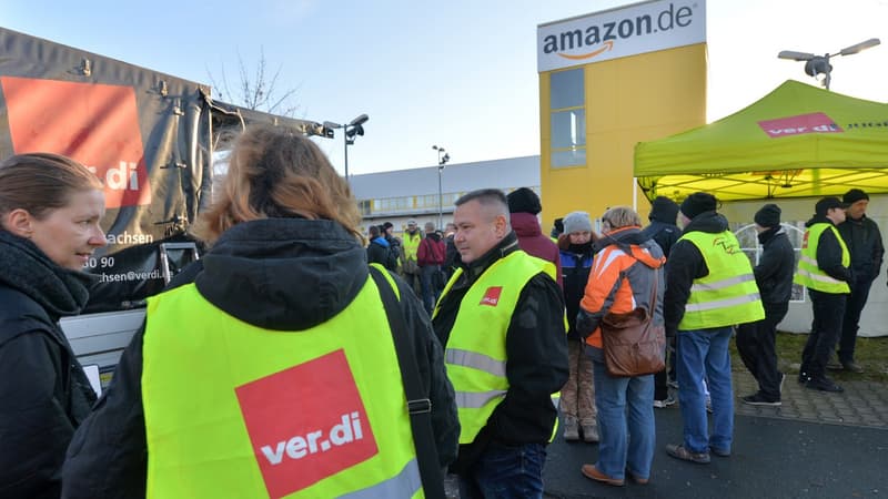 Amazon affronte régulièrement des luttes syndicales, notamment en Allemagne, dans ses centres logistiques.