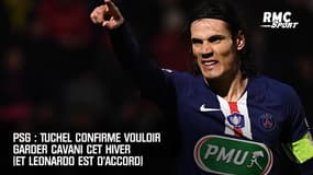 PSG : Tuchel confirme vouloir garder Cavani cet hiver (et Leonardo est d'accord)