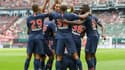 La joie des joueurs du PSG 