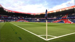 Une vue du Parc des Princes en mars 2020