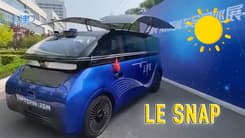 Tianjin, un prototype de voiture qui fonctionne à l'énergie solaire 