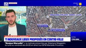 Marseille: 11 nouveaux lieux proposés en centre-ville pour la future salle de shoot