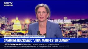 18 septembre: "Évidemment que j'irai manifester", affirme Sandrine Rousseau, députée Écologiste et Social de Paris