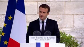 Emmanuel Macron: "La République n'a pas à combattre une religion"