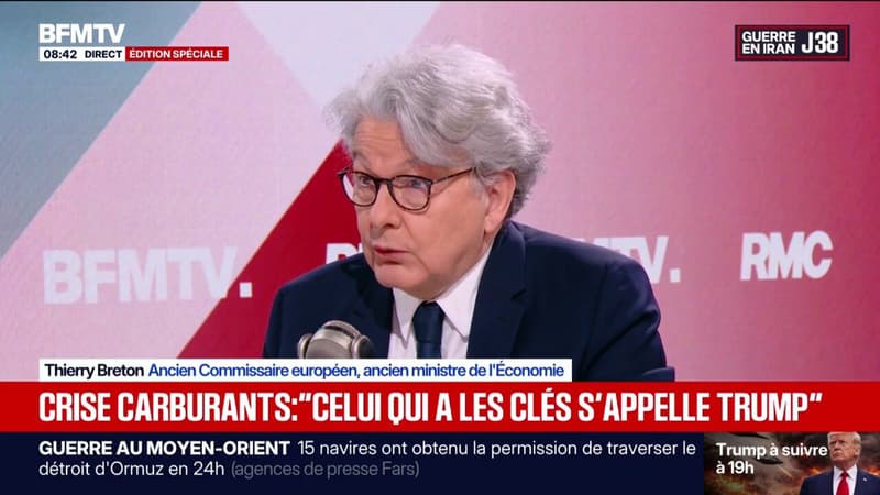 "L'état n'est absolument pas un profiteur de guerre", déclare Thierry Breton, ancien Commissaire européen et ancien ministre de l'Économie