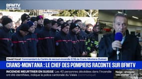 "On a fait le maximum": le commandant du centre de secours incendie de Crans-Montana témoigne sur BFMTV