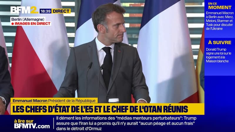 "Il a beaucoup fait ces deux dernières années": Emmanuel Macron rend hommage au Premier ministre britannique démissionnaire, Keir Starmer