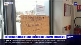 Lomme: une crèche en grève contre la réforme