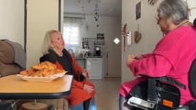 La bénévole des Petits Frères des Pauvres, Mireille, retrouve Rose-Marie