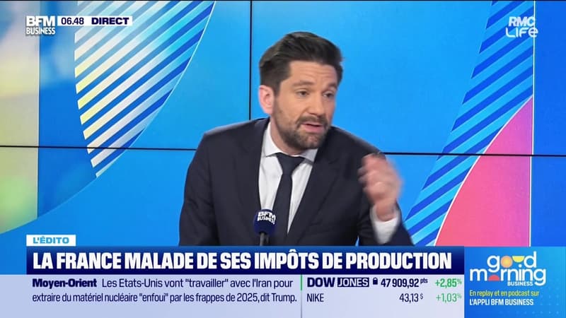 L'Edito de Raphaël Legendre : La France malade de ses impôts de production - 09/04