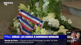 Attaque au couteau à Arras: les adieux à Dominique Bernard 