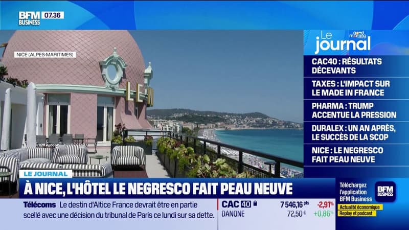 À Nice, l'hôtel 