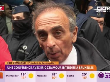 Une conférence avec Eric Zemmour interdite à Bruxelles