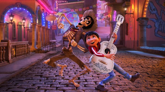 Coco, le dernier film d'animation Disney Pixar.