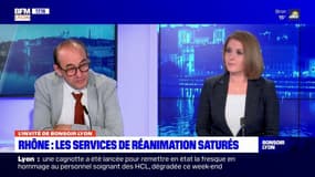 Covid-19: une "désorganisation" des hôpitaux "très forte" à prévoir jusqu'à la "mi-mai ou fin mai", selon le chef du service réanimation à Lyon Sud