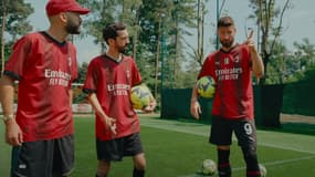 Bigflo et Oli avec Olivier Giroud dans le clip "Dernière"