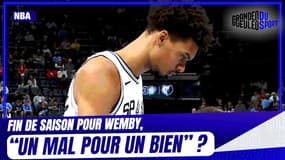  NBA : Saison terminée pour Wembanyama, "peut-être un mal pour un bien" pense Weis 