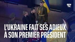  L'Ukraine fait ses adieux à son premier président élu Léonid Kravtchouk