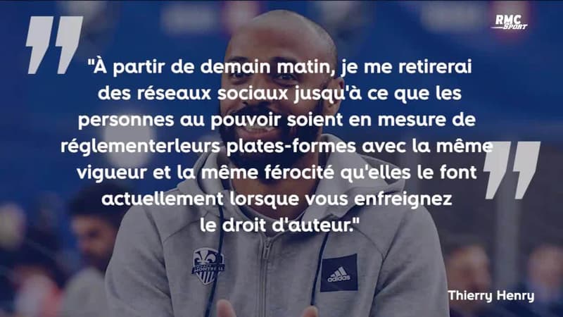 Racisme : Henry se retire des réseaux sociaux pour dénoncer leur laxisme