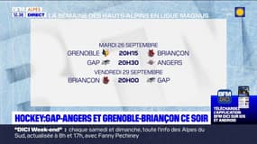 Hockey: Gap-Angers et Grenoble-Briançon ce mardi soir