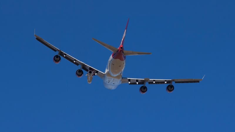 Un Boeing 747 Virgin Orbit modifié, dans le ciel des Etats-Unis (photo d'illustration)