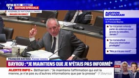 Affaire Bétharram: "Je me suis contenté de la conclusion du rapport", admet François Bayrou
