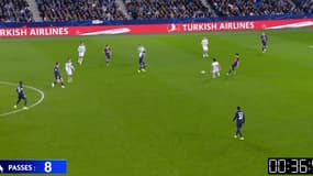 L'action du deuxième but parisien contre la Real Sociedad, 5 mars 2024