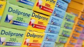 Des boîtes de Doliprane en vente dans une pharmacie en France, le 23 octobre 2023