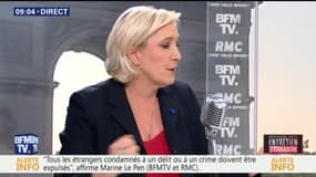 Marine Le Pen: "Je suis une femme de caractère, il m'arrive d'être un peu abrupte" 