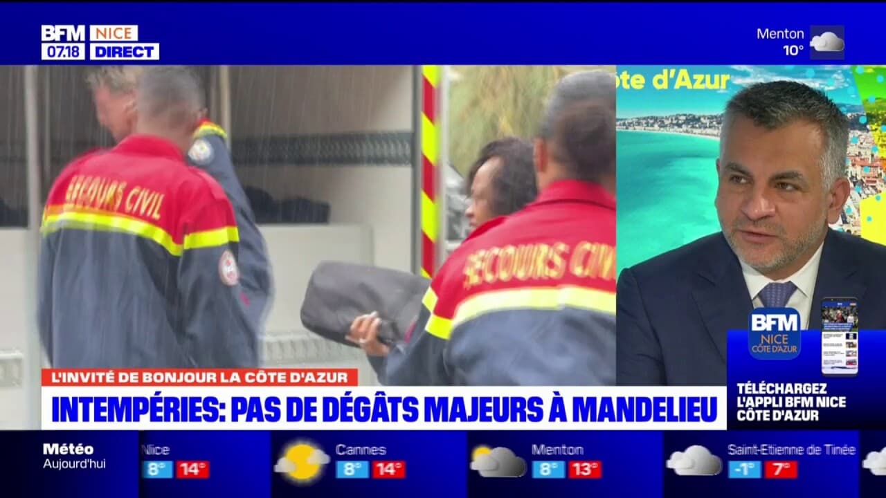 Intempéries à Mandelieu "Dans l