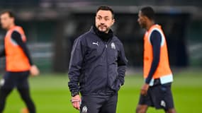 Roberto De Zerbi avec l'OM le 7 janvier 2026