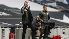 Ole Gunnar Solskjaer lors de Tottenham-Manchester United