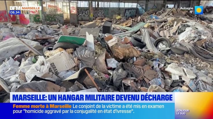 Marseille : un hangar militaire devenu décharge