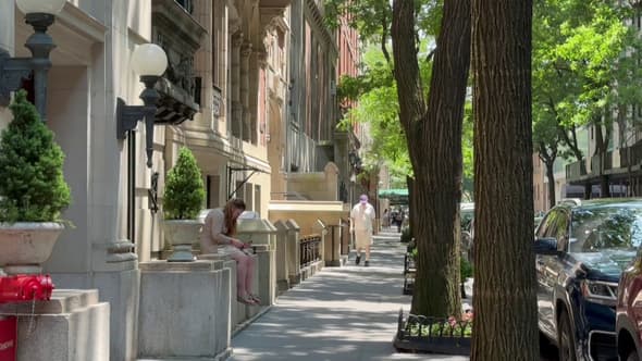 Une rue de Manhattan, à New York, en juin 2025.