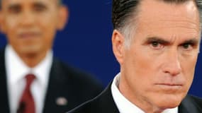 Mitt Romney lors du débat l'opposant à Barack Obama le 16 octobre
