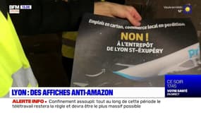 Lyon: une action anti-Amazon contre l'ouverture d'un entrepôt près de l'aéroport Lyon-Saint Exupéry