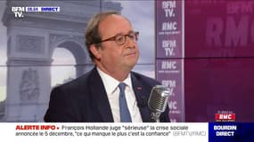 François Hollande était l'invité de Jean-Jacques Bourdin à 8H30 sur RMC et BFMTV