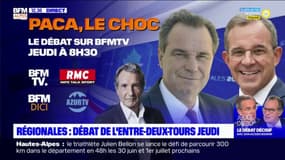 Régionales en Paca: le débat de l'entre-deux-tours ce jeudi à 8h30